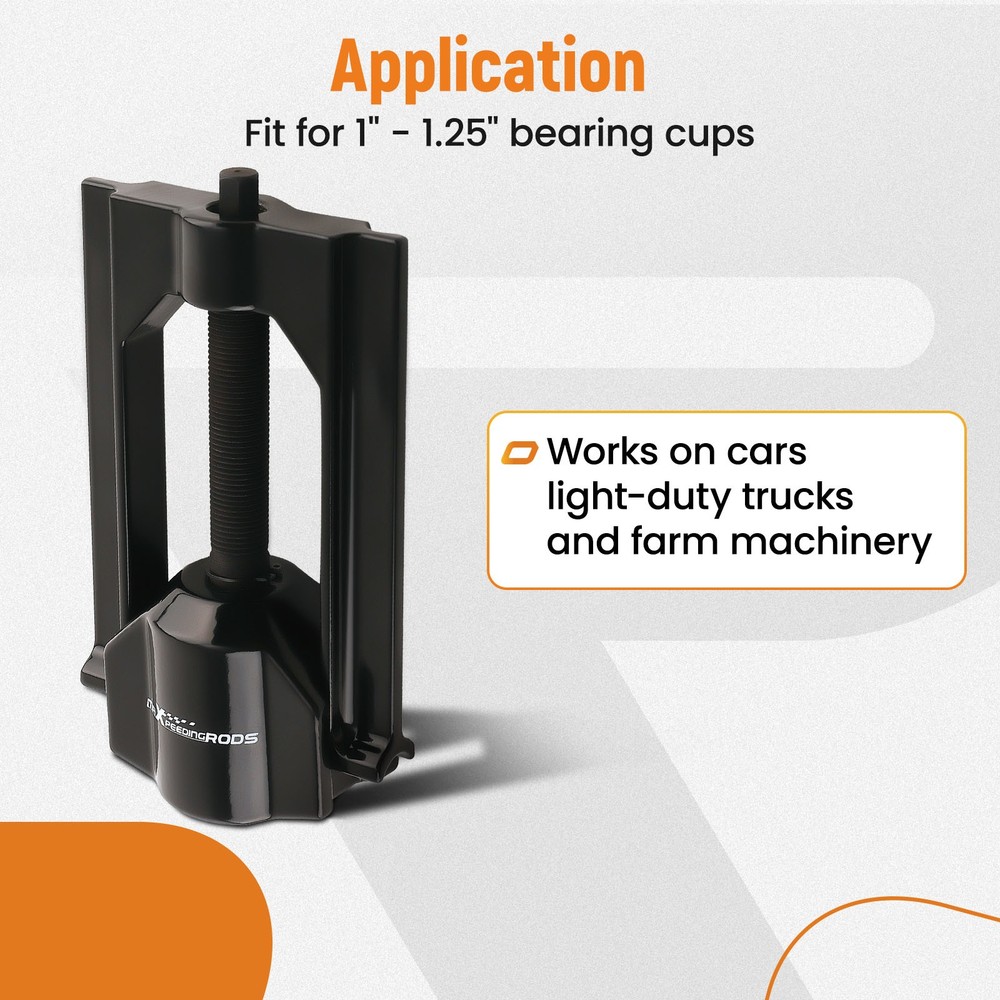 U Joint Pullers Heavy Duty for Class 1-3 Universal 1"-1.25" U-joint Puller Black