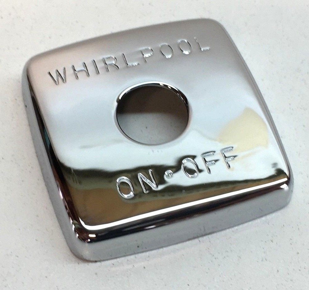 Jacuzzi Whirlpool 7202927 Chrome Trim Cover for Whirlpool On/Off Switch