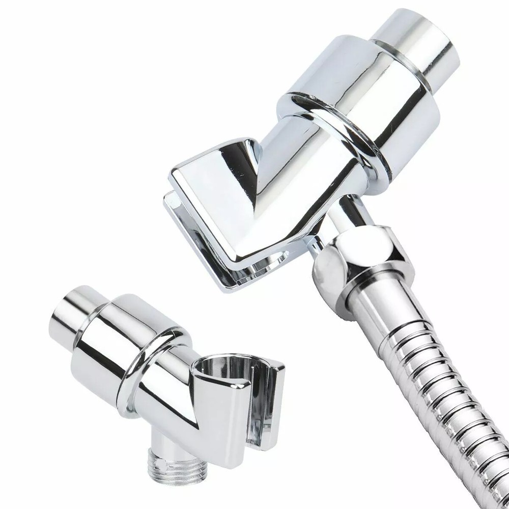 2PCS New Adjustable Handheld Shower Head Stand Advanced Stand Shower Arm Adapter