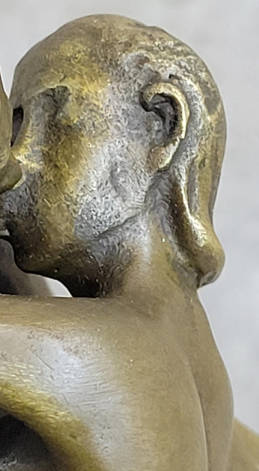 Auguste Rodin's The Kiss Love Romance Bronze Sculpture Statue Decor Nude Figures