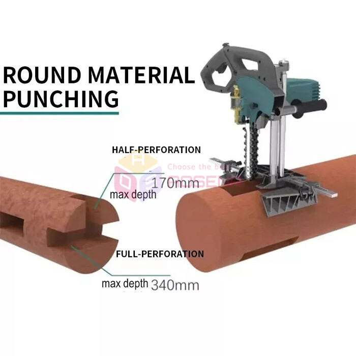 Portable Mortising Machine Woodworking Mortiser Square Hole Machine Tenoner