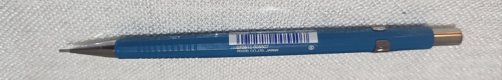6 Pentel SHARP P207 Automatic pencil eraser Blue Barrel Refillable lead 0.7 mm