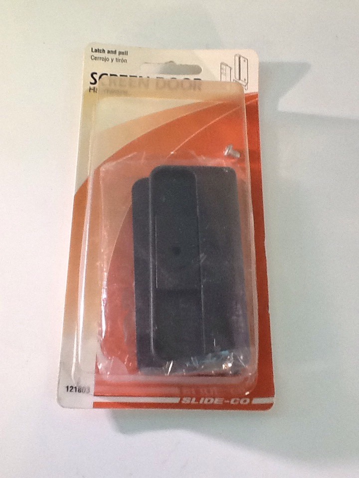SLIDE-CO SCREEN DOOR LATCH &PULL #121803  (DP2)