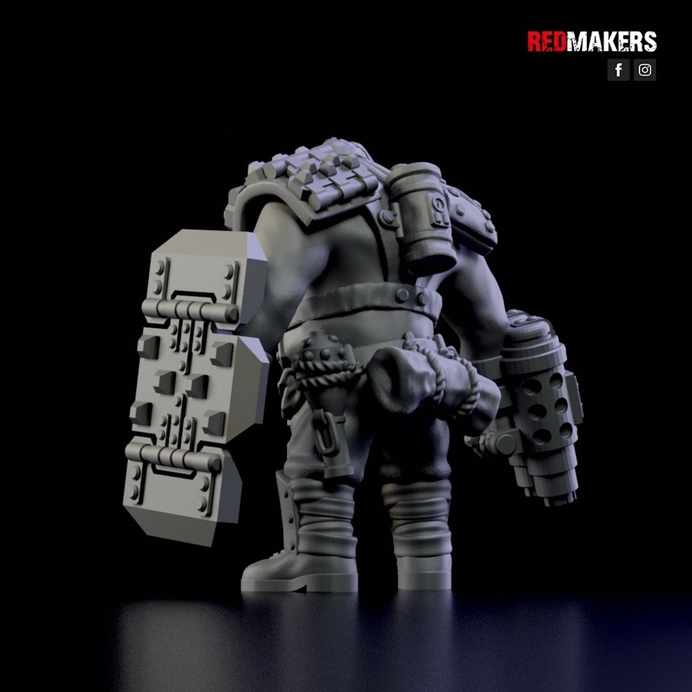 DEATH DIVISION ARMORED ABHUMAN SHIELDS (5U)