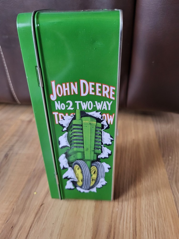 Tin John Deere Locker Bank Storage Box