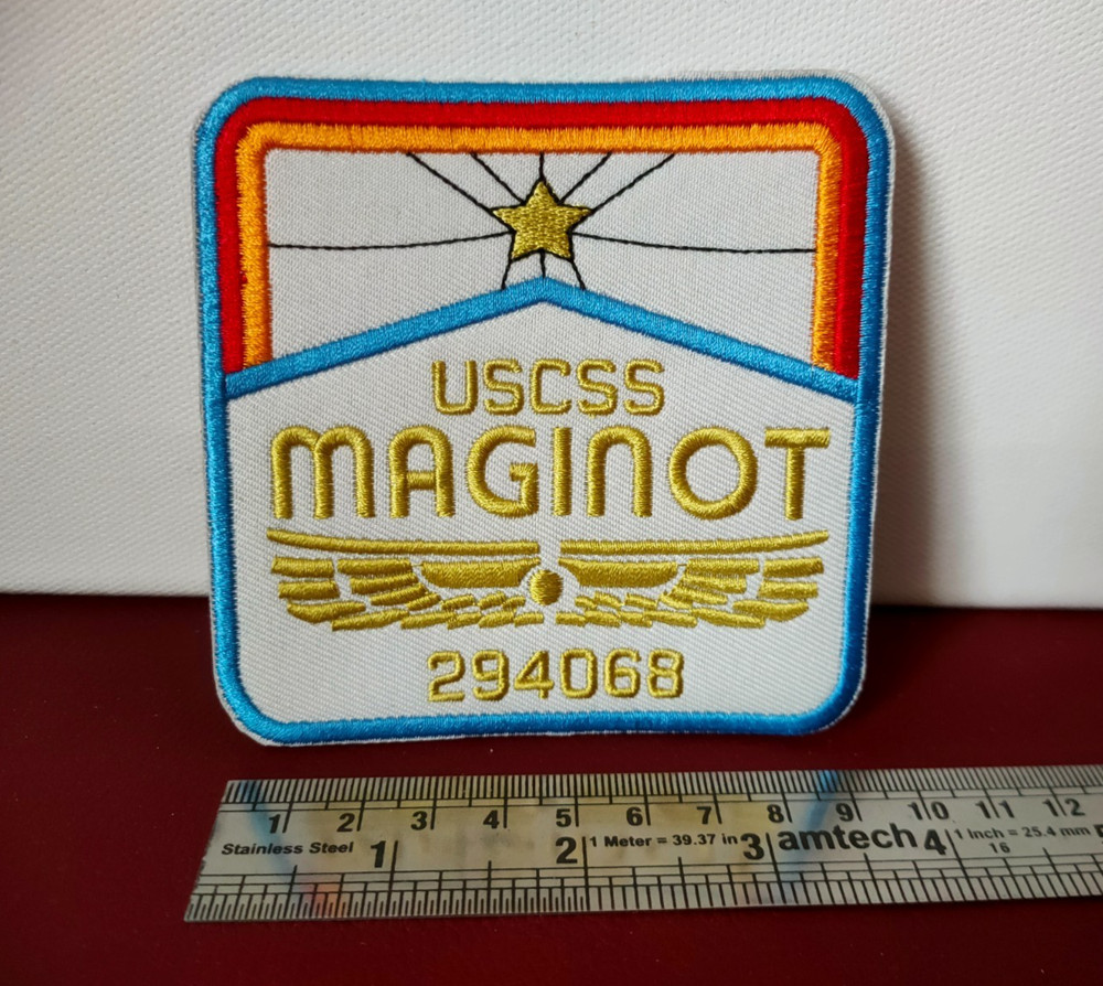 PATCH - ALIEN EARTH - USCSS MAGINOT WHITE BACKGROUND