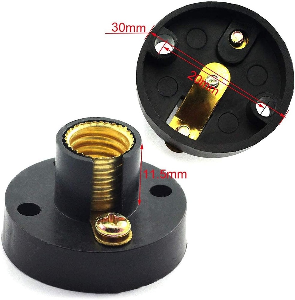 15Pcs Mini Bulb and Holder Set 6.3V E10 Socket for DIY Lighting