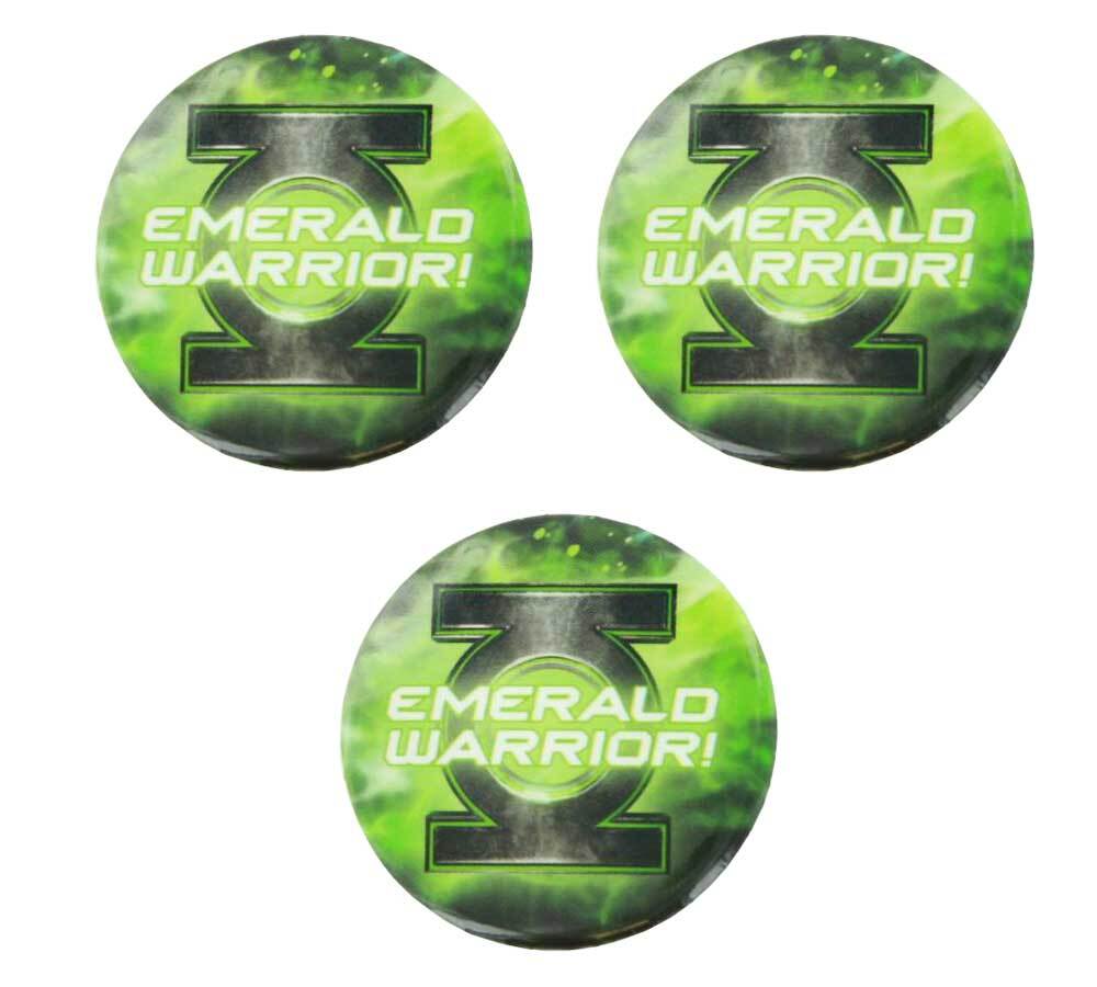 Green Lantern 3 Button Pin Set
