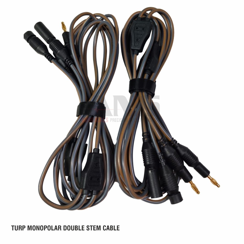 ANS Monopolar Turp High Frequency Double Stem Cable (Set of 2)