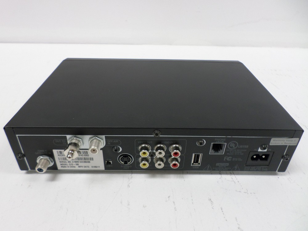 DirecTV Digital Television Multi-Satellite Receiver Box D12-100