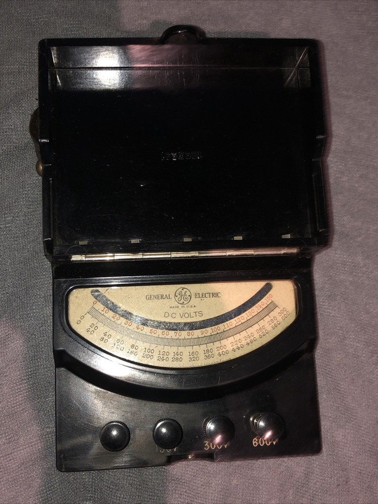 General Electric GE Analog DC Voltmeter DP-9 Model 8DP9VLB1