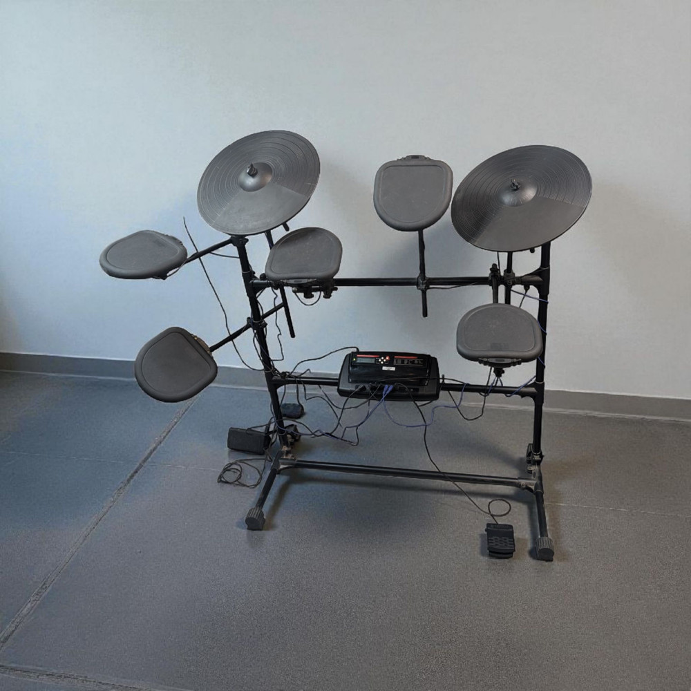 Pyle Pro PED04 Electronic Drum Kit – Compact 7-Pad Digital Drum Set with Pedal