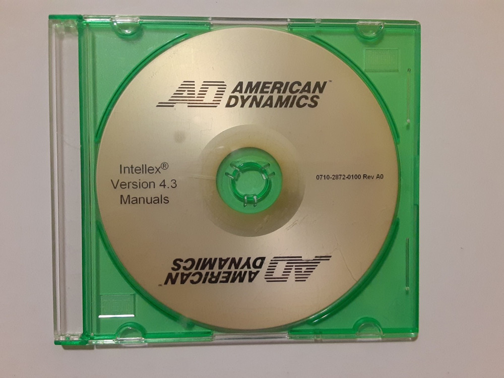 American Dynamics Intellex Version 4.3 Manuals on CD Disc