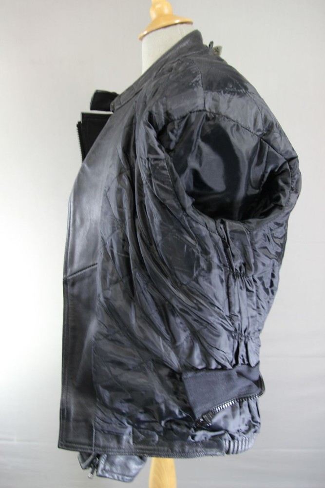 HOCO CLASSIC BLACK LEATHER JACKET 42-44 INCH CHEST