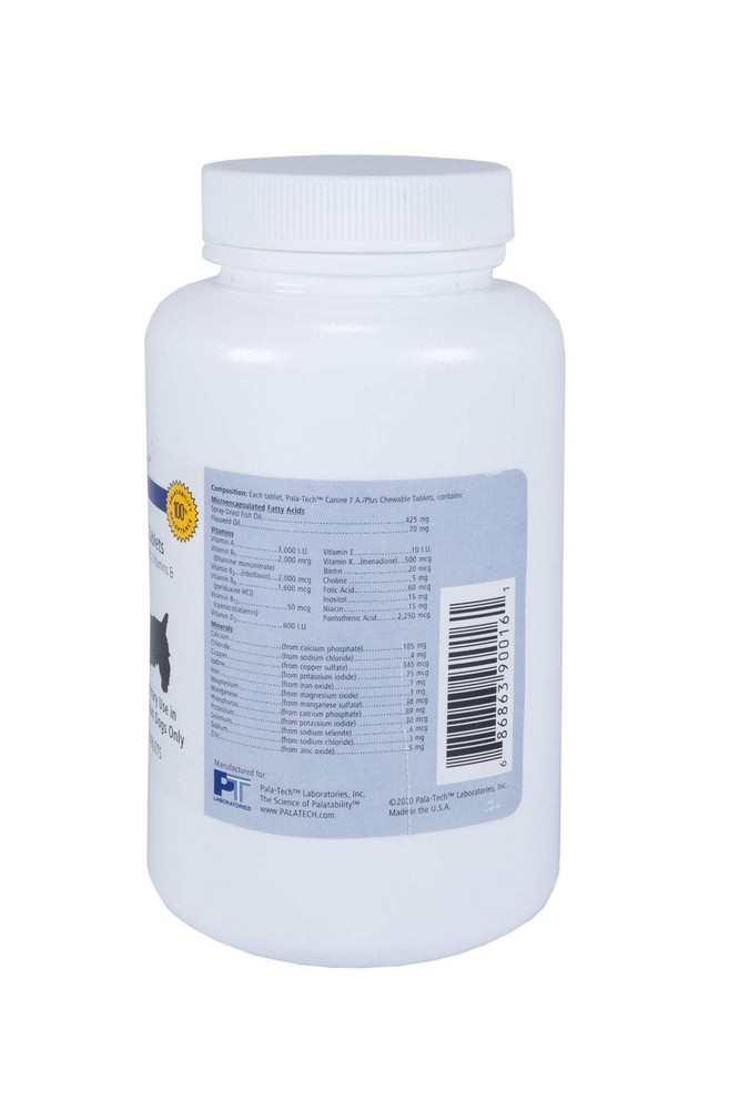 Canine F.A. Plus Chewable Tablets for Small & Medium Dogs