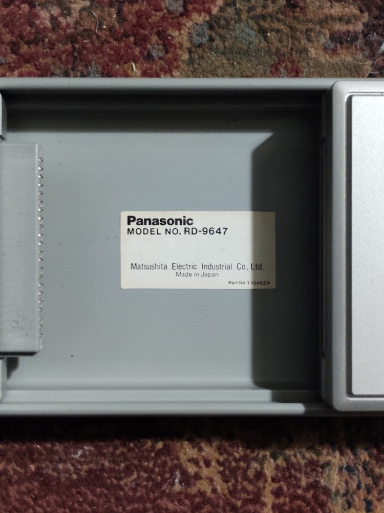 Vintage Panasonic HHC Computer w/ Printer & Cover Untested
