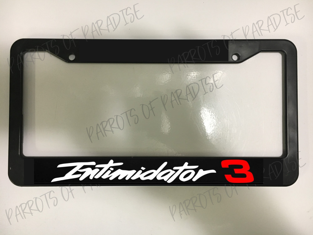 Intimidator 3 Dale Earnhardt Plastic Car License Plate Frame