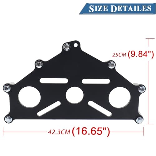Engine Safe Stand Adapter Plate Compatible with Chevy Small/Big Block and LS