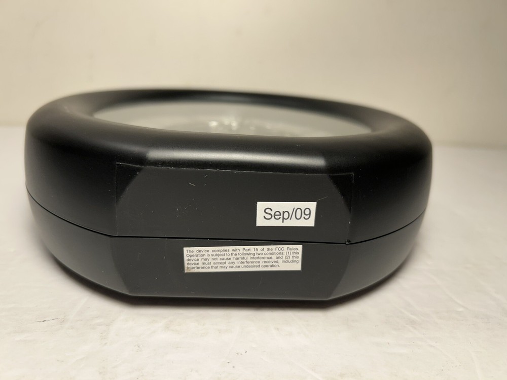 Black Interactive Gear Desktop Clock 7” Home Office Desk