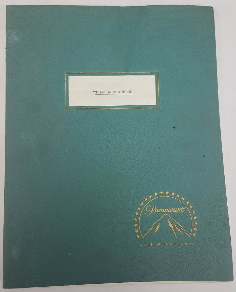 TIME AFTER TIME / Jack Rose 1975 Unproduced Screenplay Movie Script