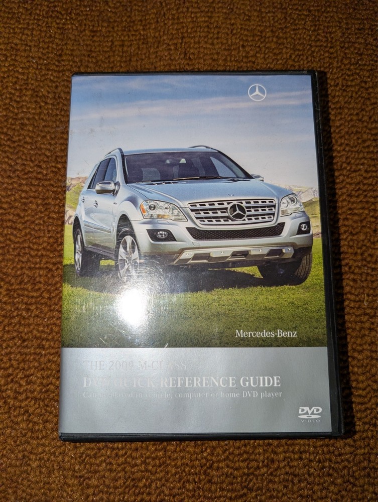 2009 MERCEDES BENZ M-Class M Class Quick Reference Guide DVD CD USED OEM ML350