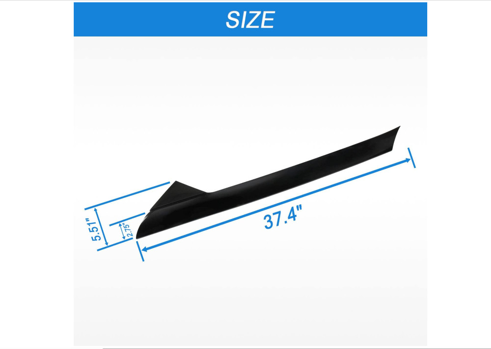 11-19 Ford Explorer Front Molding Windshield Outer Trim Right Passenger Side
