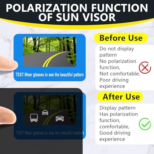 Sun Visor Extender for SUV, 2 Pack Universal Sun Visor Sun Visor for SUV-2 PCS