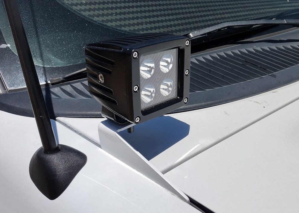 91-01 Ford Explorer A Pillar Light Brackets With Mounting Hardware - Made in USA