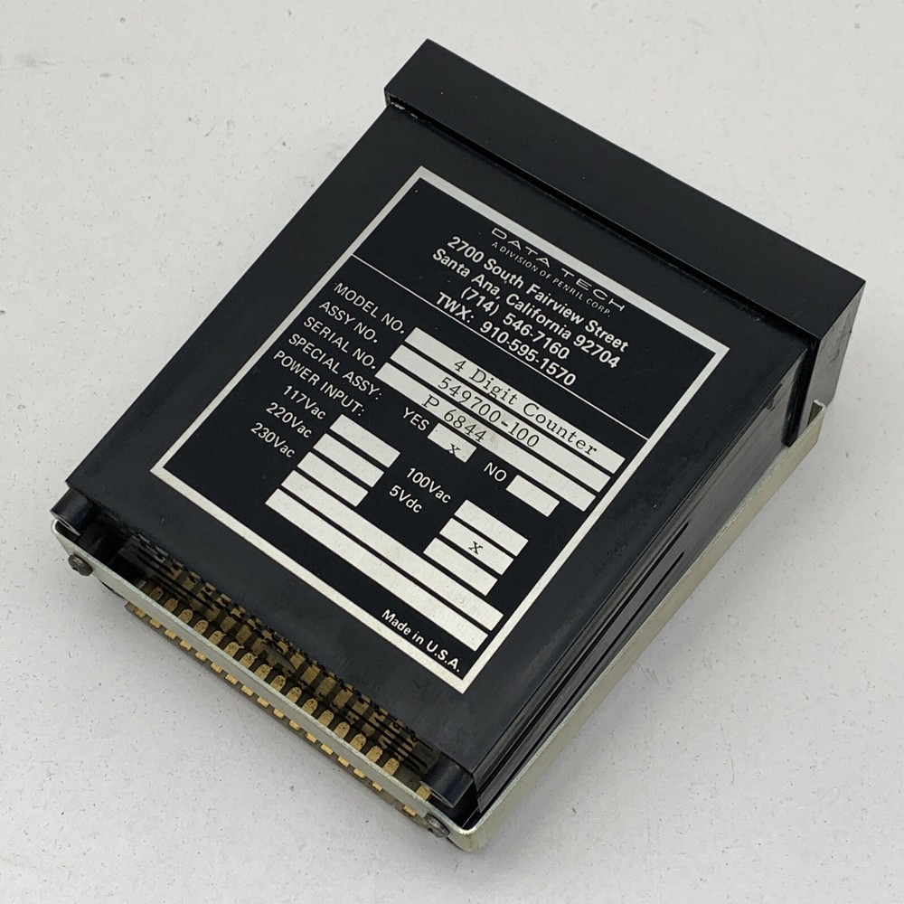 DataTech 549700-100 4-Digit Display Counter Module