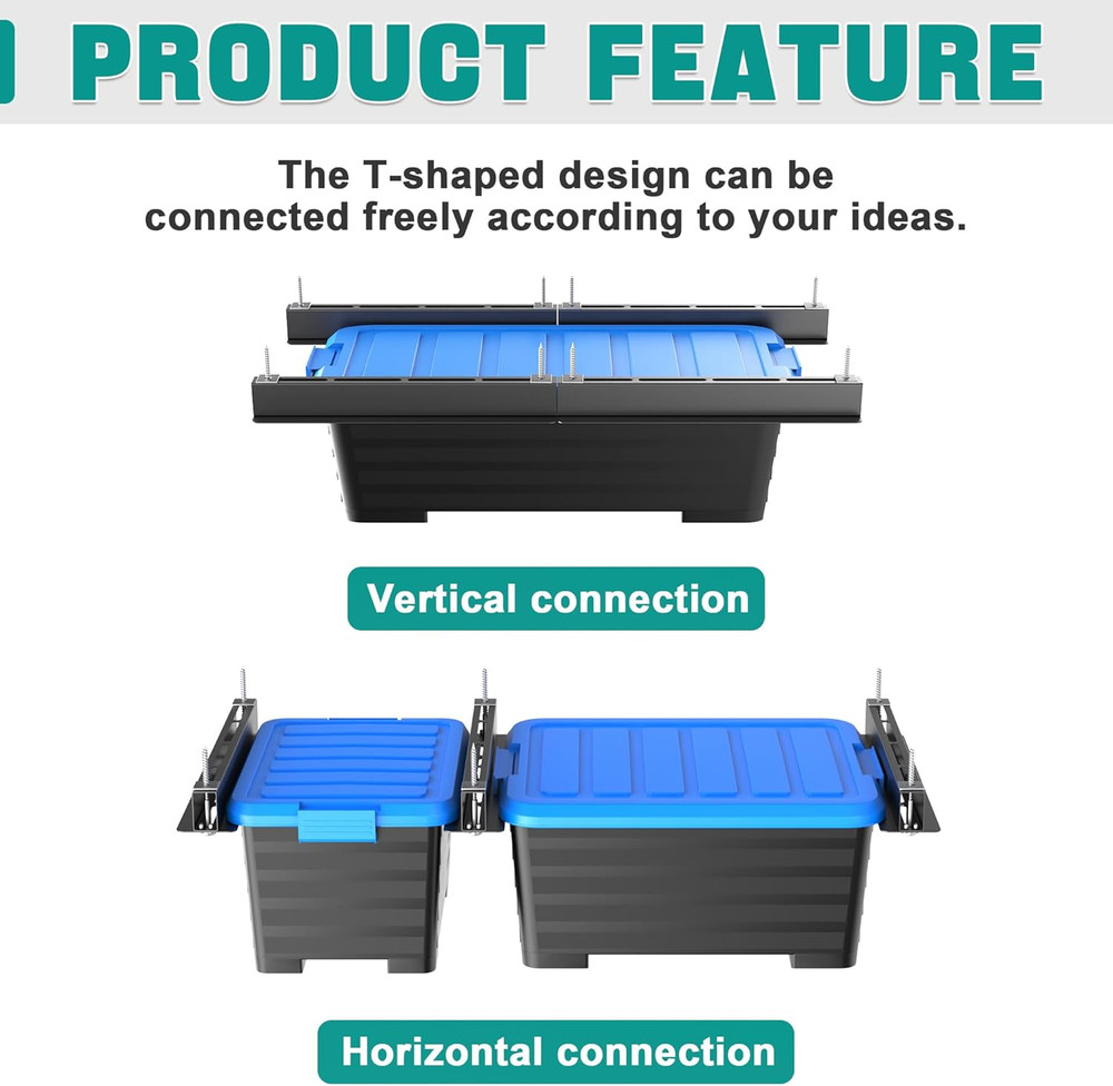 Ceiling Storage Rack, Heavy Duty Overhead Storage Rack for Garage, Adjustable Ce
