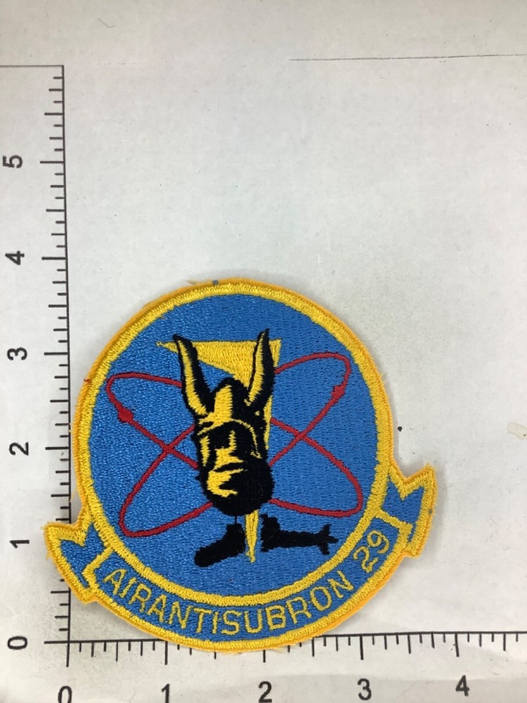 VINTAGE US NAVY AIRANTISUBRON 29 SQUADRON JACKET PATCH