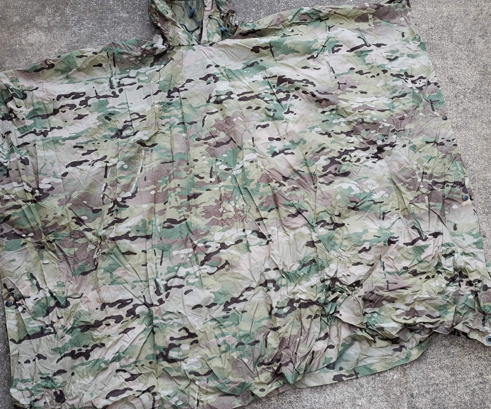 🇺🇸100% GENUINE USGI ARMY USAF ISSUE OCP MULTICAM PONCHO NOT CHIC0M NOT FAKE