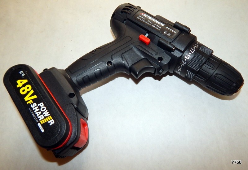 48VF 3Ah Impact Drill Cordless Drill Driver Kit