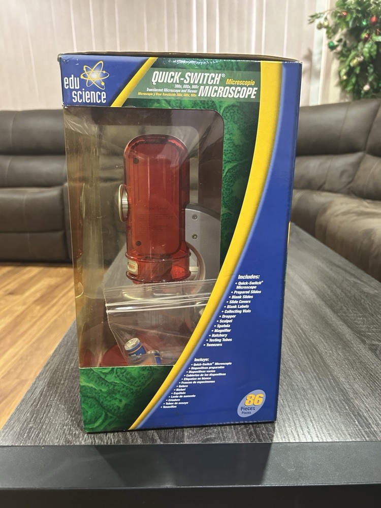 Brand New Condition Edu-Science Quick Switch New Microscope by True Guru