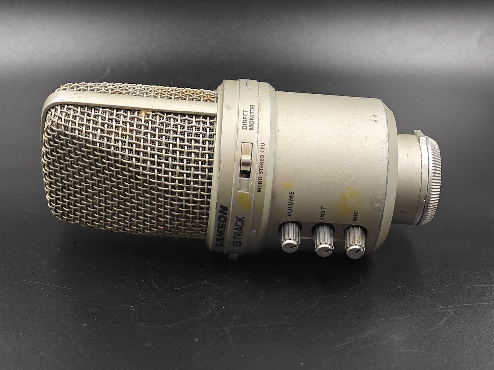 Samson GTrack Microphone Beige Used Working