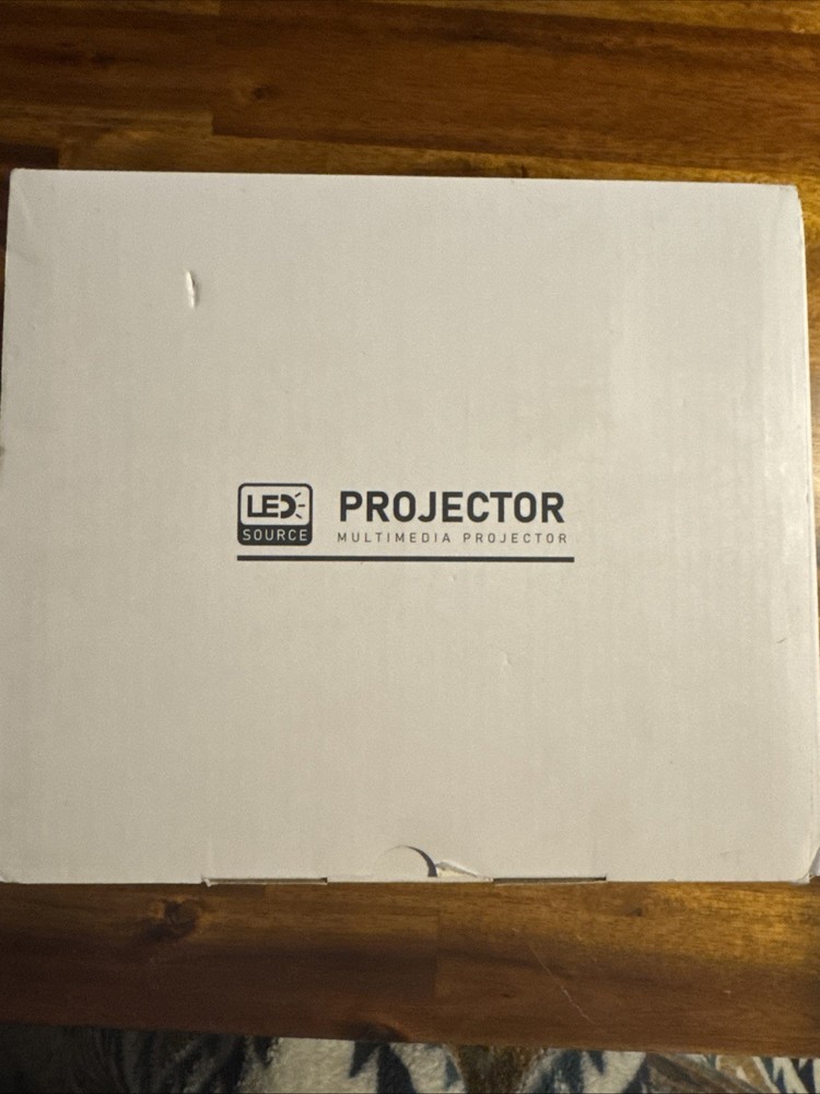 Mini 4K Portable LED Source Multi Media Projector With WiFi And Bluetooth