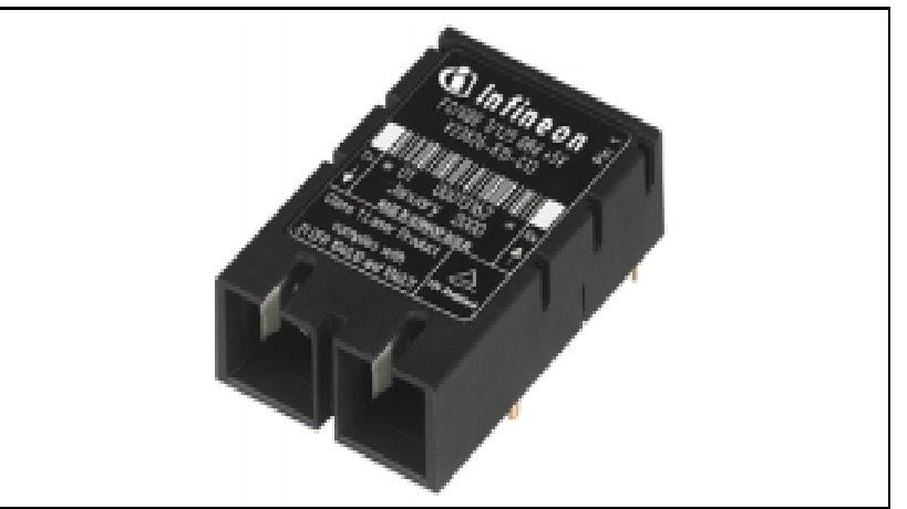 Infineon Technologies Fiber Optic Transceiver Module Ethernet 1.3Gbps 1300nm 4.7