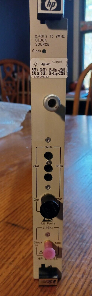 HP Agilent/Keysight E1679Z 2.4 GHz-2MHz Clock Source VXI Plug-In Module Unit
