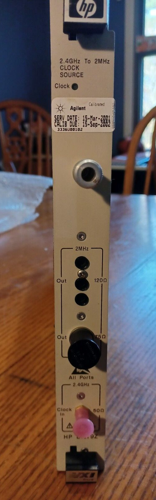HP Agilent/Keysight E1679Z 2.4 GHz-2MHz Clock Source VXI Plug-In Module Unit
