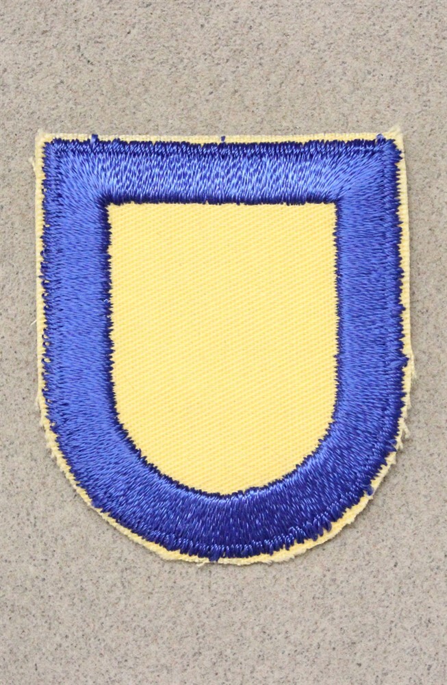 Army Beret Flash Patch 731: 53rd Quartermaster Detachment - cut edge