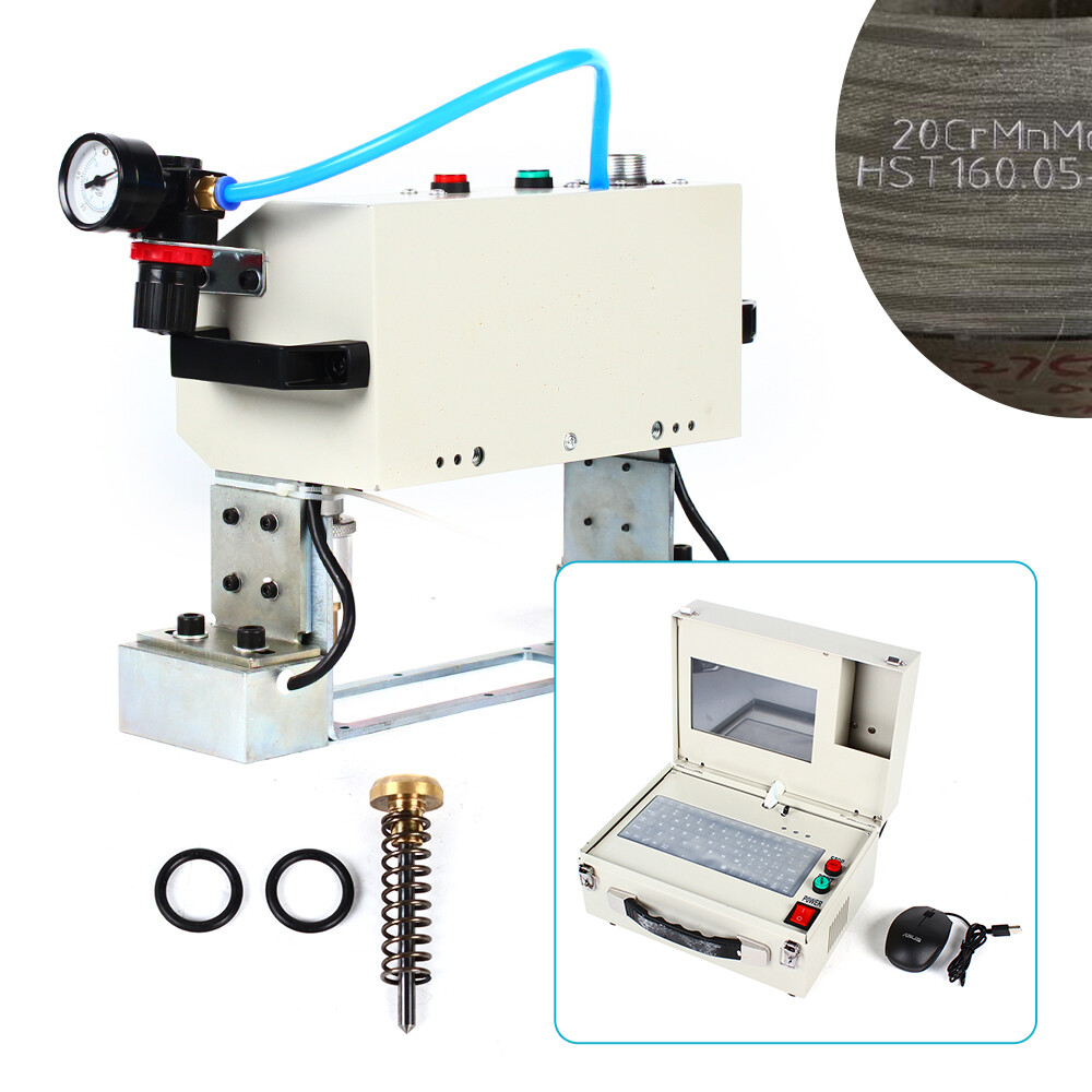 Adjustable Character Size Vin Code Portable Pneumatic Dot Peen Marking Machine