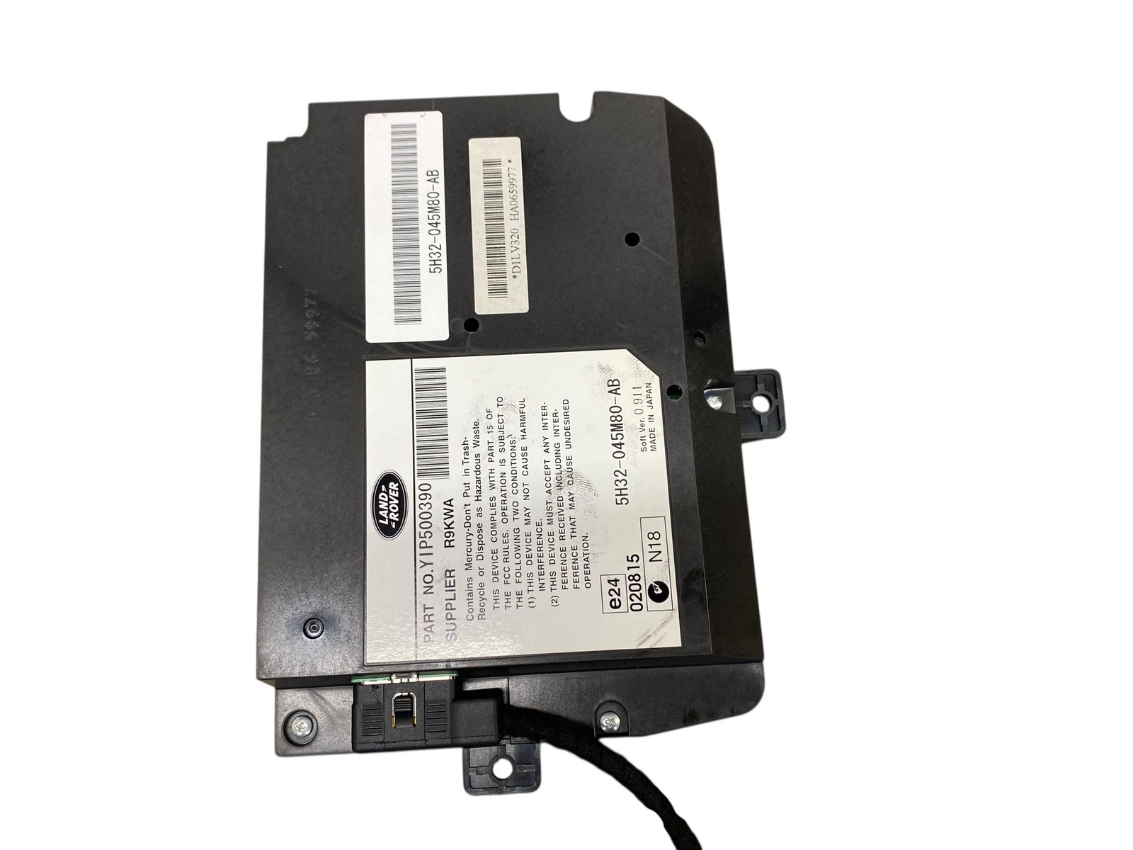 2011 Aston Martin Rapide Driver & Passenger Seat Display Screen Set 5H32045M80AB