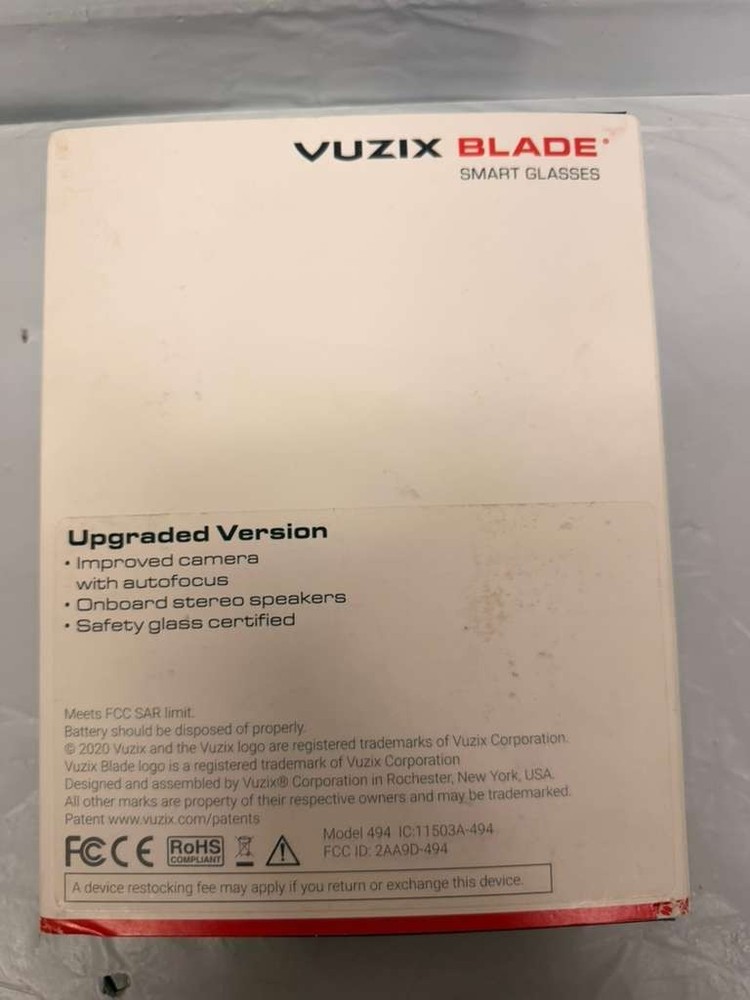 Vuzix Blade Smart Glasses Upgraded Version