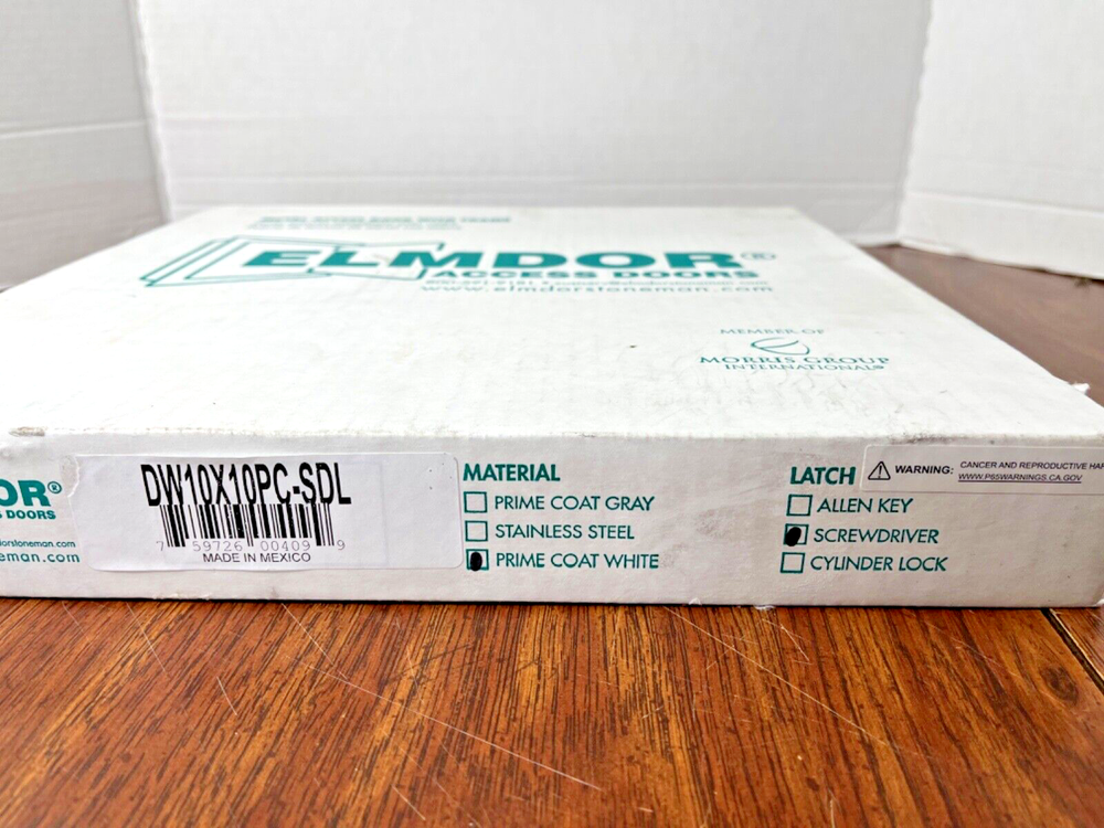 Elmdor Metal Wall Ceiling Access Door Panel with Frame - White