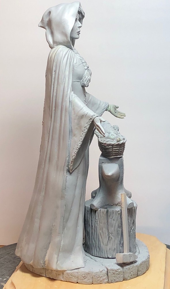 Brid (Brigid) - Hand cast statue