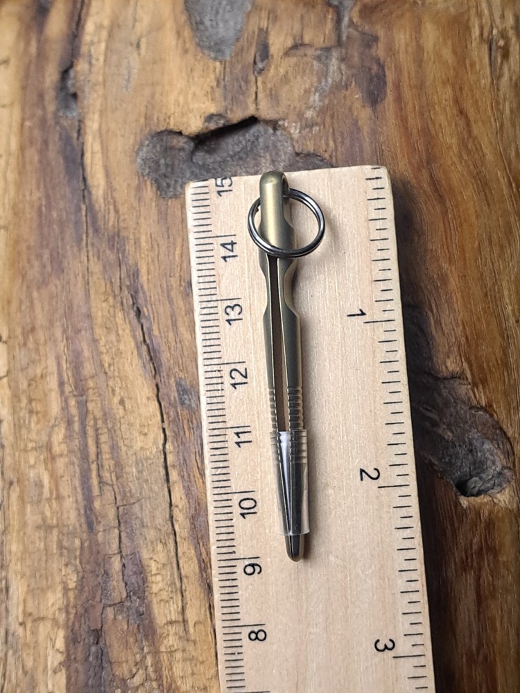 EDC Anodized Titanium Keychain Tweezers