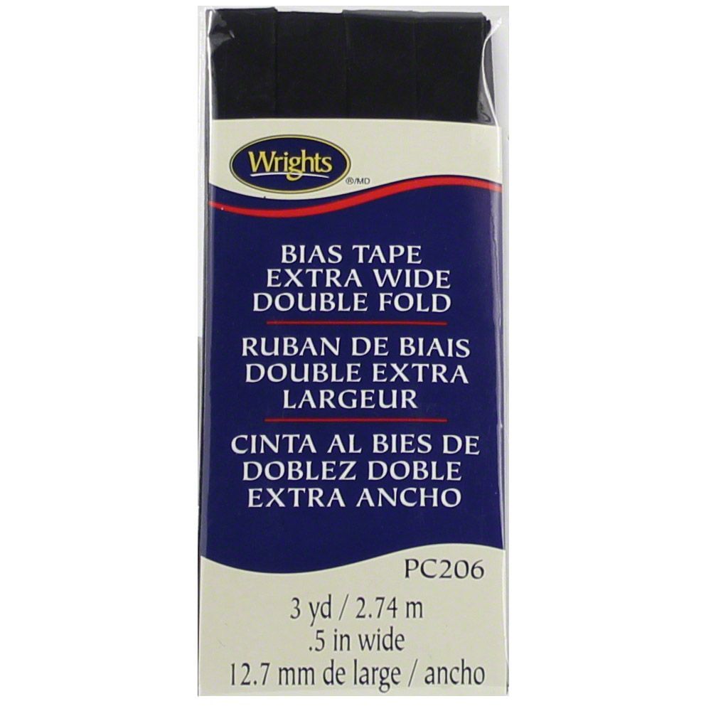 Bias Tape, Extra Wide Double Fold, Wrights