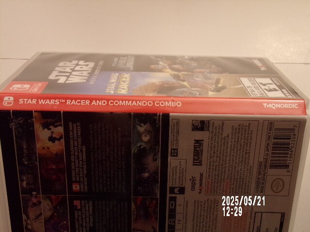Star Wars Racer And Commando Combo - Nintendo switch - Case ONLY / No GAME