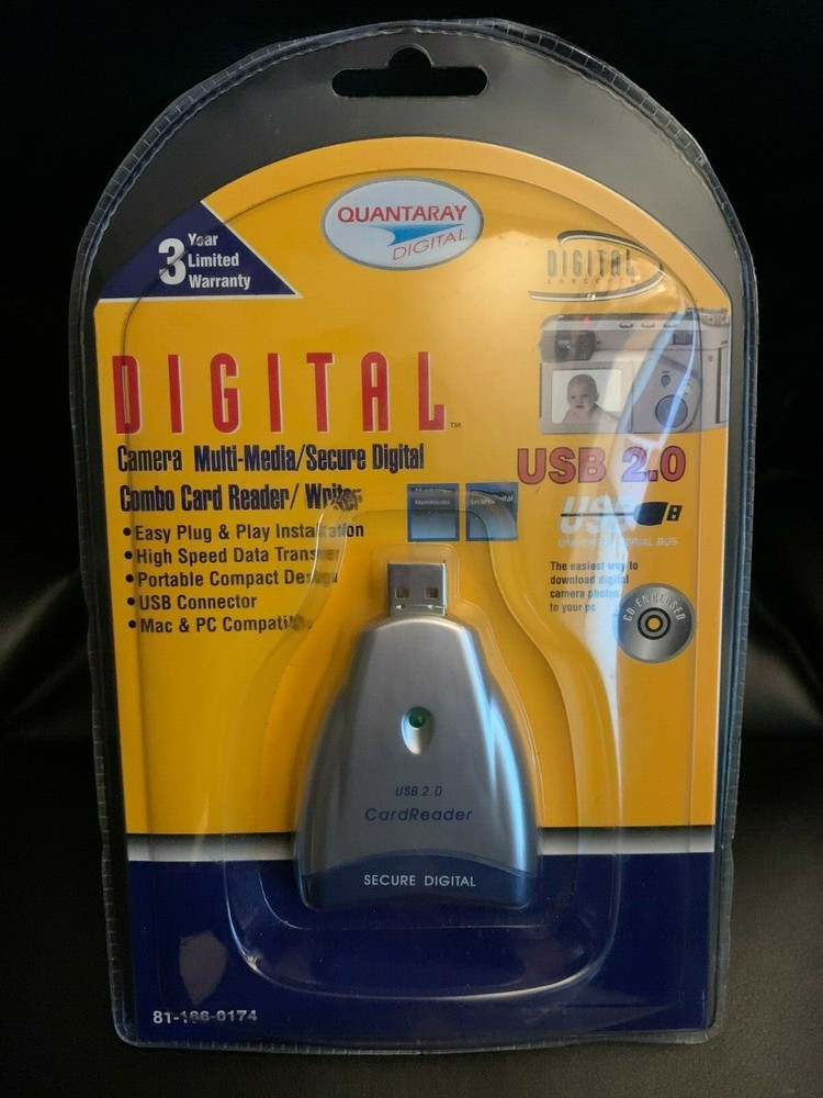 New Digital Concepts Camera Multi Media/Secure Digital Card Reader & Writer