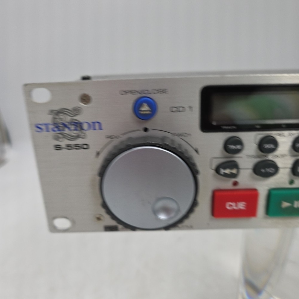 Stanton S-550 Dual CD Player Control Box Panel UNTESTED Sold AS IS